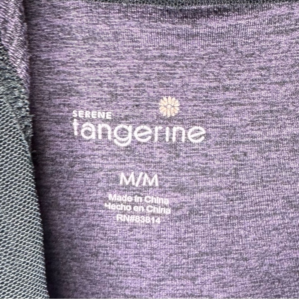 Tangerine Serene Heathered Purple Top - Picture 3 of 3